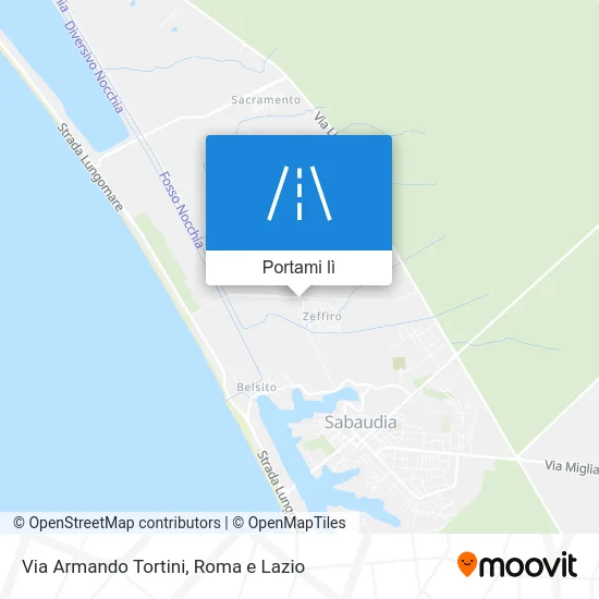 Mappa Via Armando Tortini