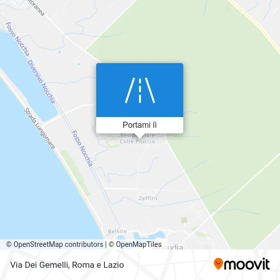 Mappa Via Dei Gemelli