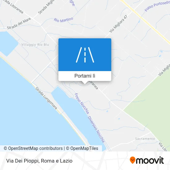 Mappa Via Dei Pioppi