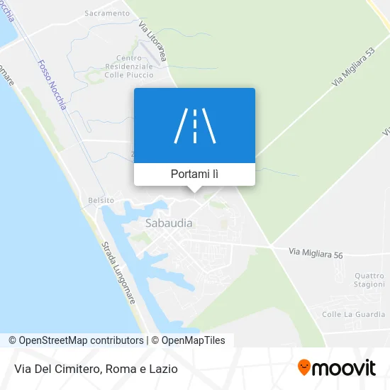 Mappa Via Del Cimitero