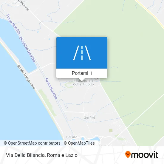 Mappa Via Della Bilancia