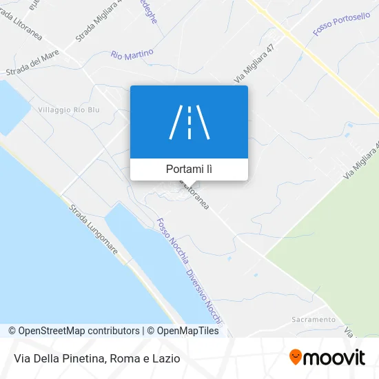 Mappa Via Della Pinetina