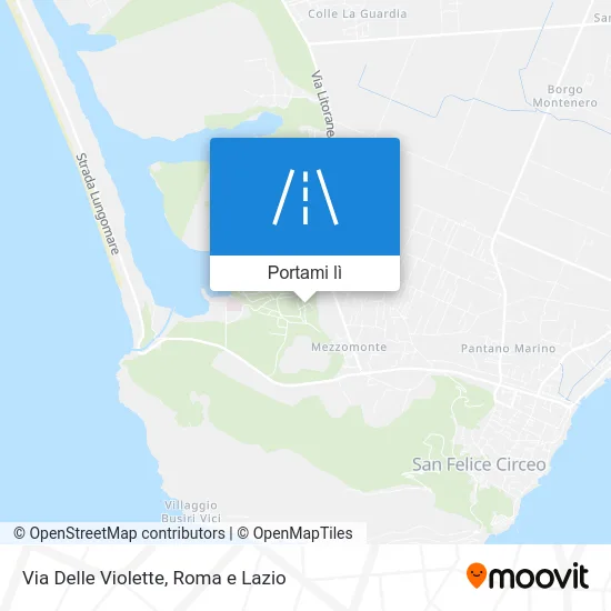 Mappa Via Delle Violette