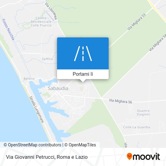Mappa Via Giovanni Petrucci