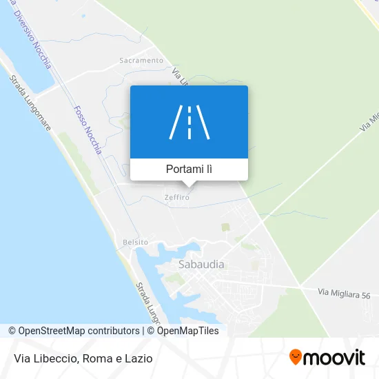 Mappa Via Libeccio