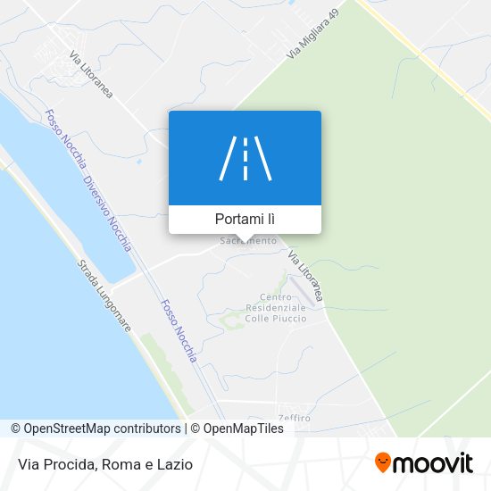 Mappa Via Procida