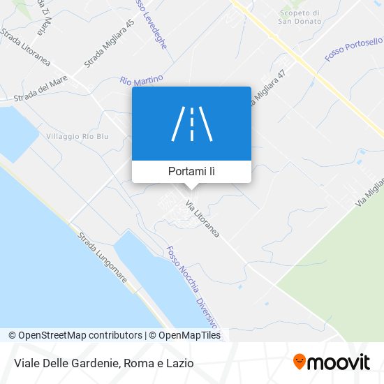 Mappa Viale Delle Gardenie