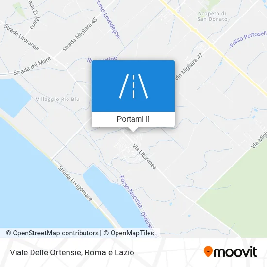 Mappa Viale Delle Ortensie