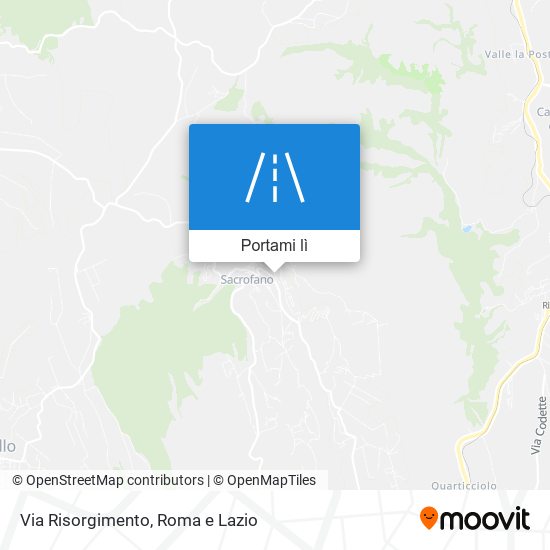 Mappa Via Risorgimento