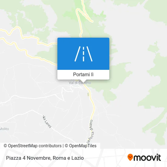 Mappa Piazza 4 Novembre