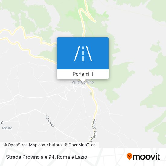 Mappa Strada Provinciale 94