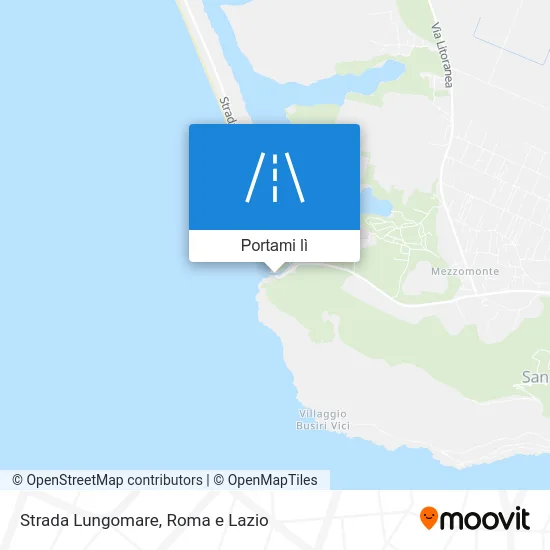 Mappa Strada Lungomare