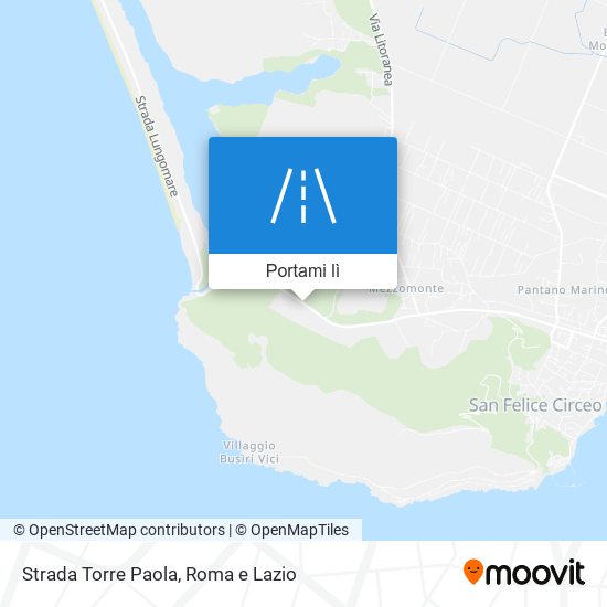 Mappa Strada Torre Paola