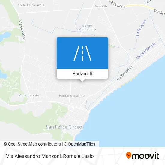 Mappa Via Alessandro Manzoni