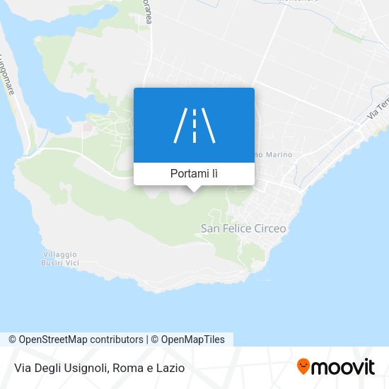 Mappa Via Degli Usignoli