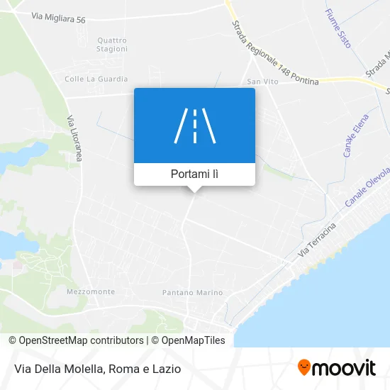 Mappa Via Della Molella