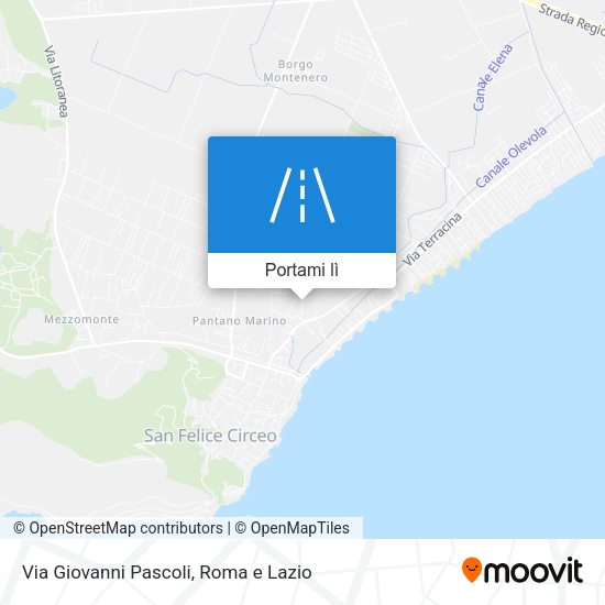 Mappa Via Giovanni Pascoli