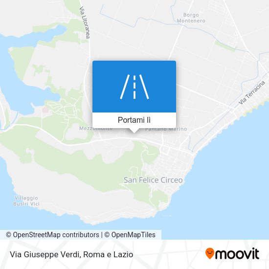 Mappa Via Giuseppe Verdi