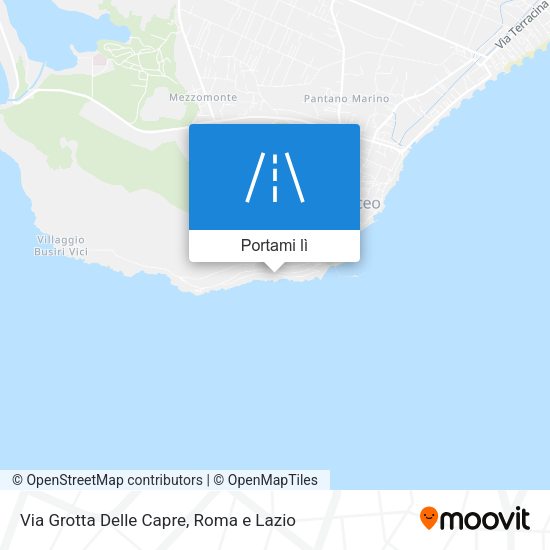 Mappa Via Grotta Delle Capre