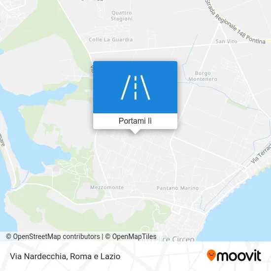 Mappa Via Nardecchia