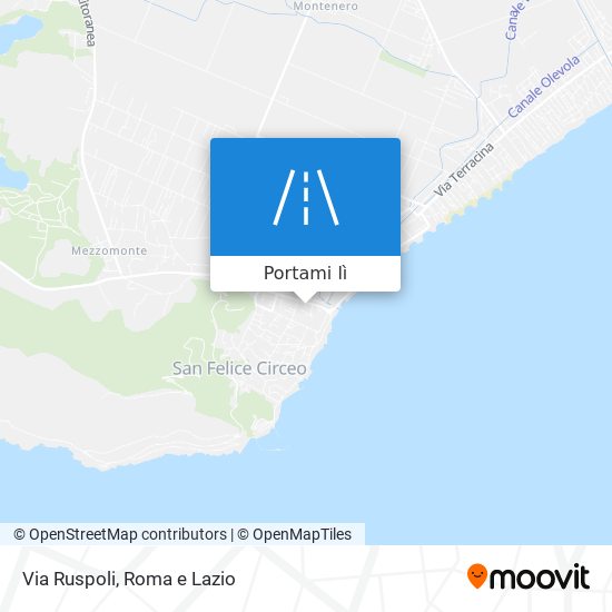 Mappa Via Ruspoli
