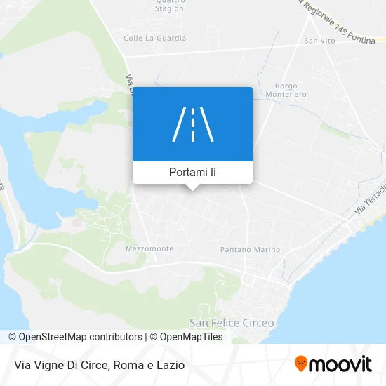 Mappa Via Vigne Di Circe