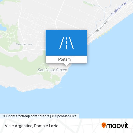 Mappa Viale Argentina