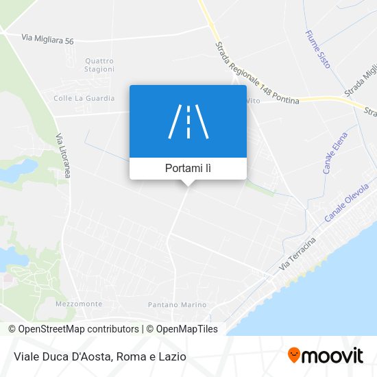 Mappa Viale Duca D'Aosta