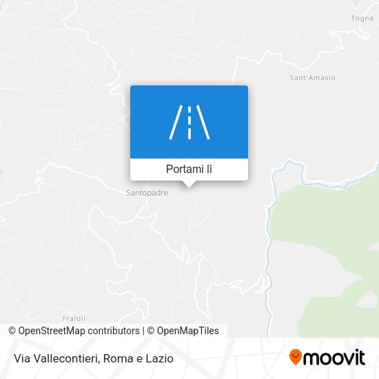 Mappa Via Vallecontieri