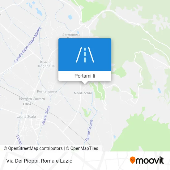 Mappa Via Dei Pioppi