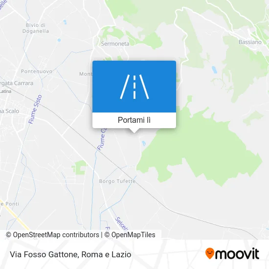 Mappa Via Fosso Gattone