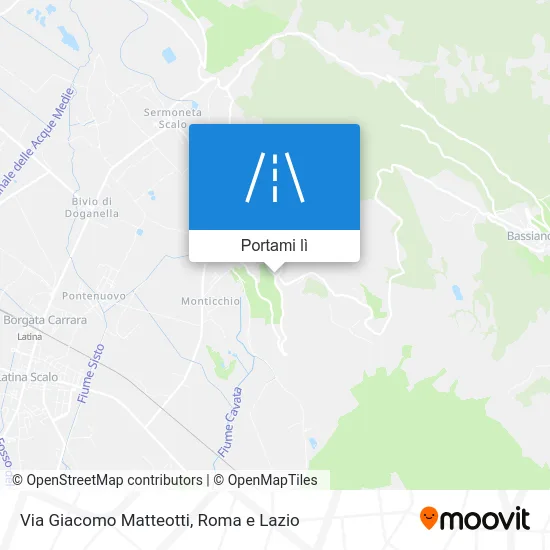 Mappa Via Giacomo Matteotti