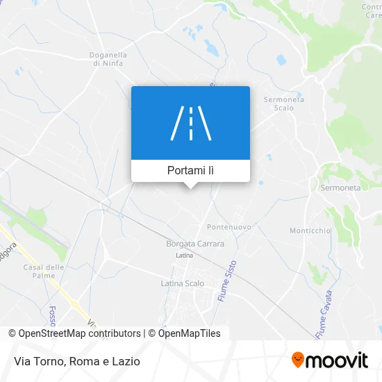 Mappa Via Torno