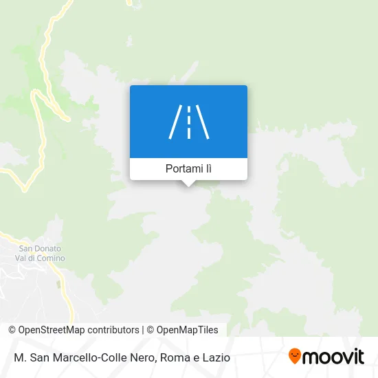 Mappa M. San Marcello-Colle Nero