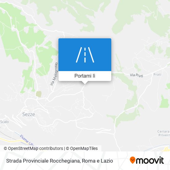 Mappa Strada Provinciale Rocchegiana