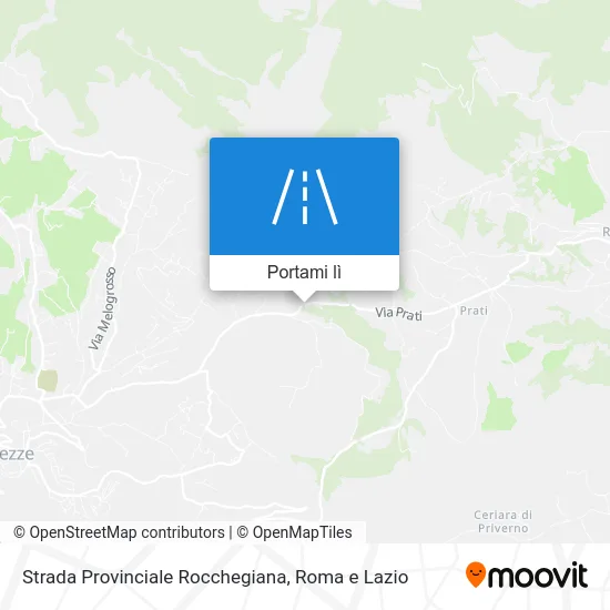 Mappa Strada Provinciale Rocchegiana