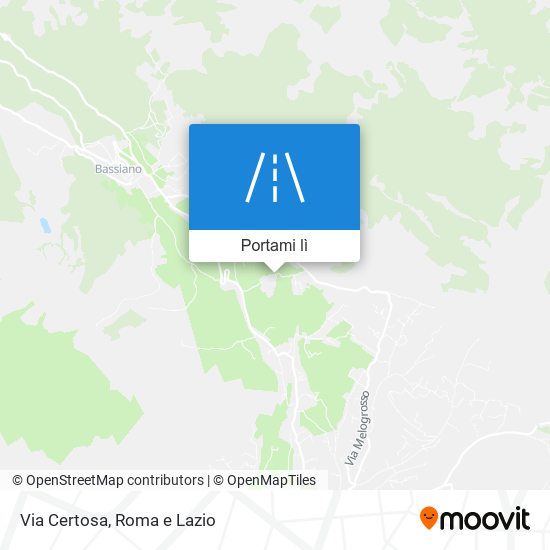 Mappa Via Certosa