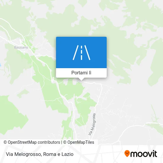 Mappa Via Melogrosso