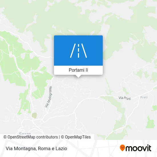 Mappa Via Montagna