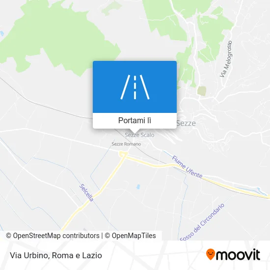 Mappa Via Urbino