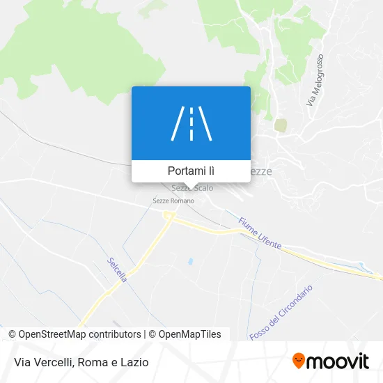 Mappa Via Vercelli