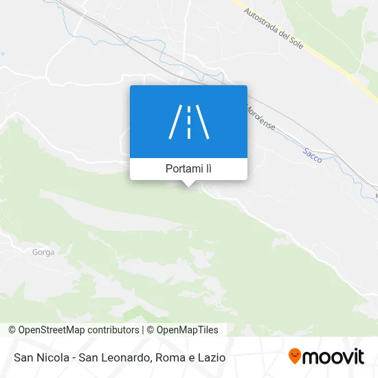 Mappa San Nicola - San Leonardo
