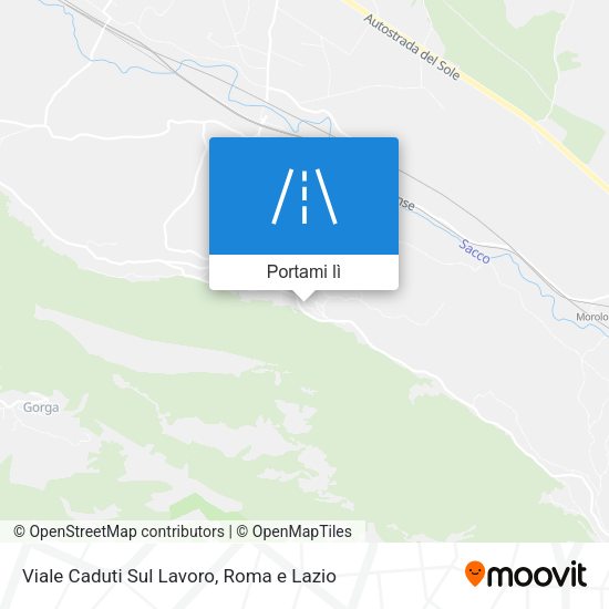 Mappa Viale Caduti Sul Lavoro