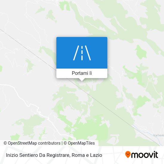 Mappa Inizio Sentiero Da Registrare