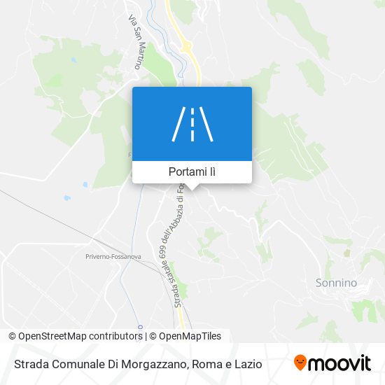 Mappa Strada Comunale Di Morgazzano