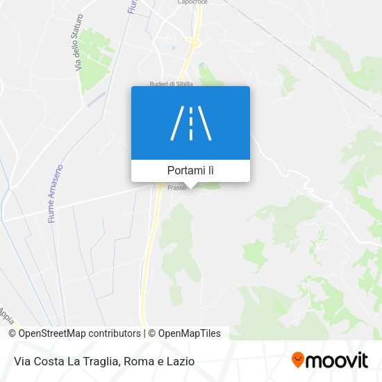 Mappa Via Costa La Traglia