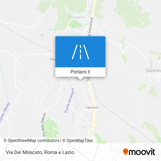 Mappa Via Del Moscato