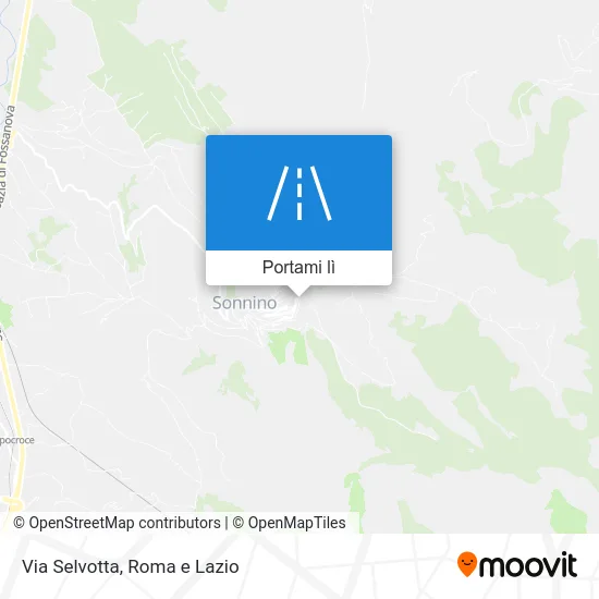 Mappa Via Selvotta
