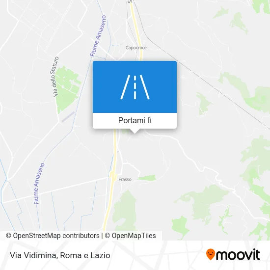 Mappa Via Vidimina