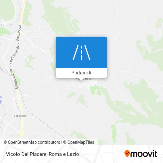 Mappa Vicolo Del Piacere